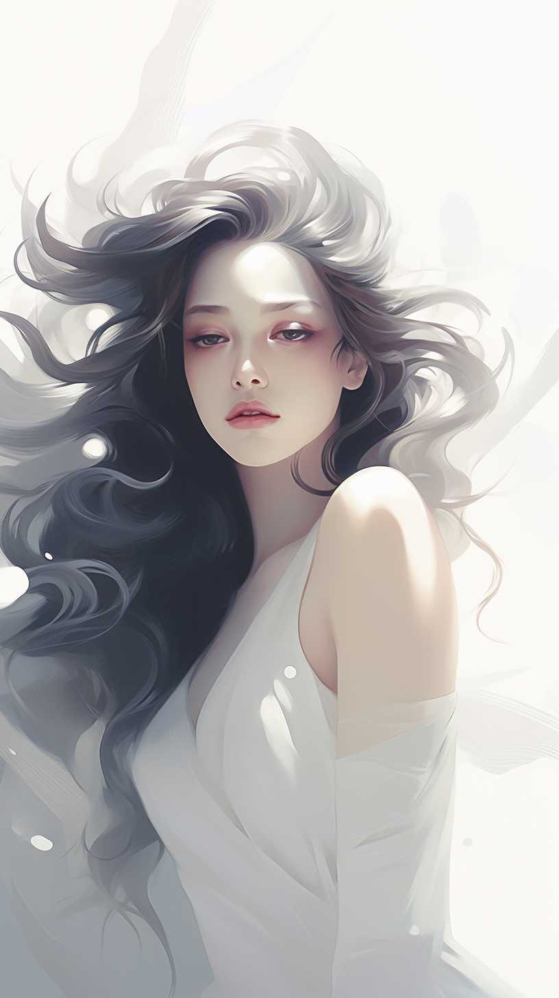 唯美艺术浅白色背景999
