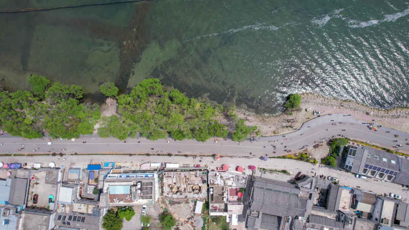 大理洱海S湾航拍