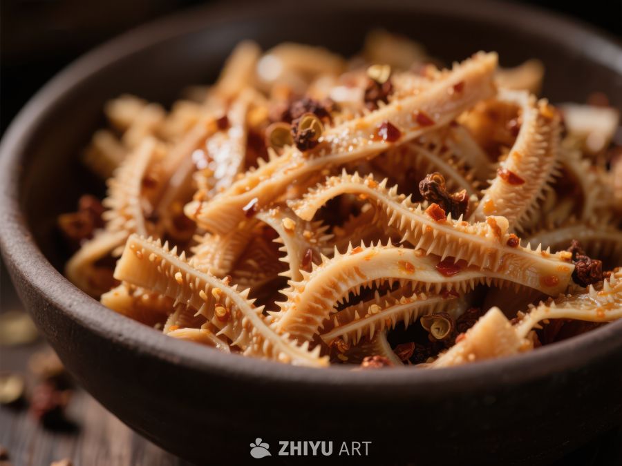 麻辣牛肚丝特写 944