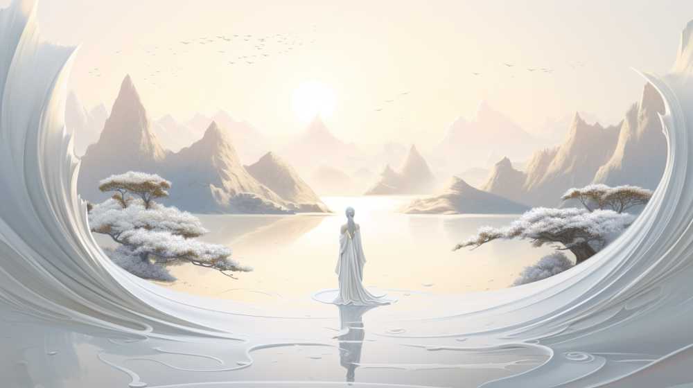 艺术浅白色唯美背景图99
