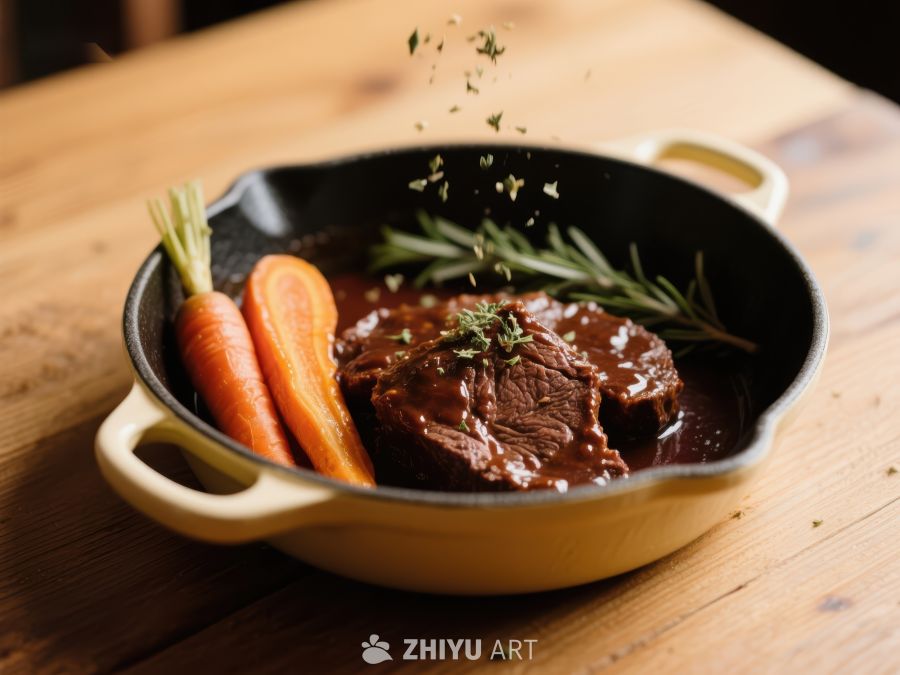 牛肉炖菜配胡萝卜与迷迭香 411