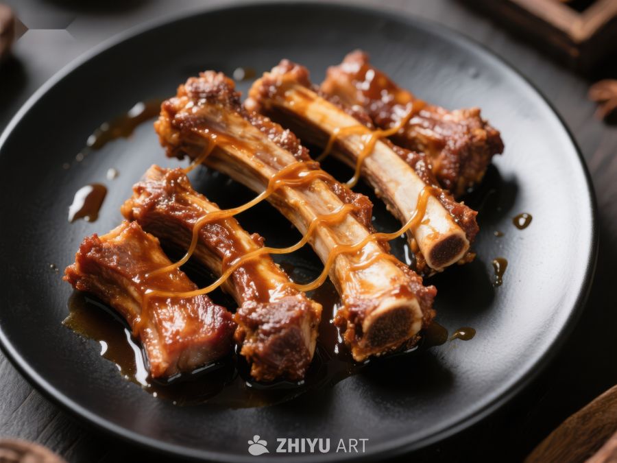 酱汁淋洒的美味排骨 289