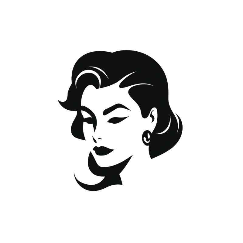 女性头像艺术png