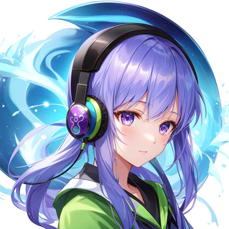 清新女孩亲切感人物设计