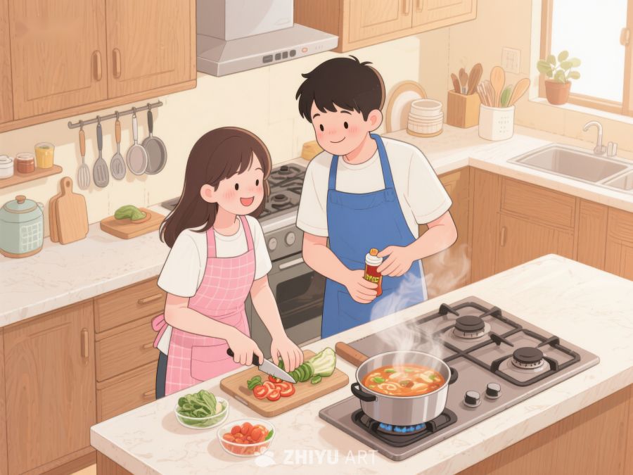 厨房里的温馨烹饪时光 19