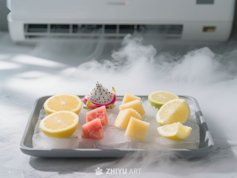 冰雾中的水果拼盘 18