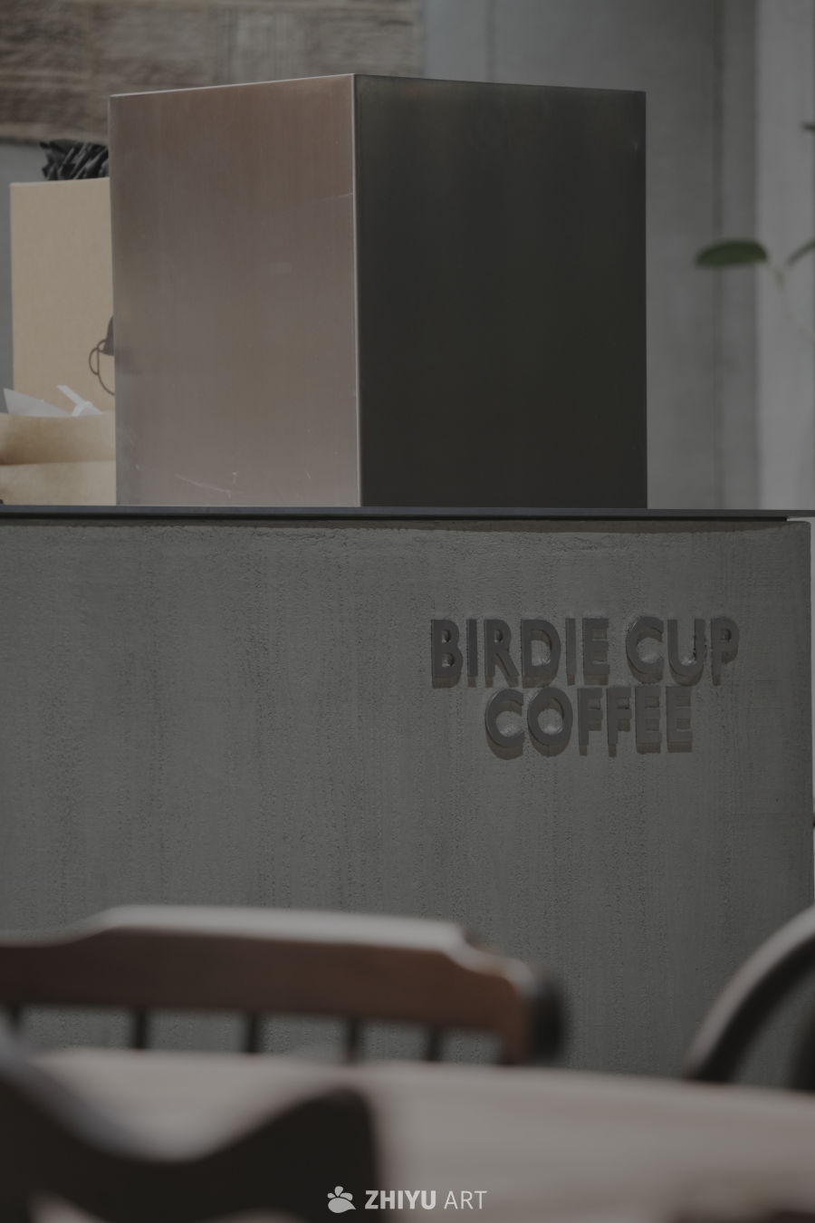 简约咖啡店一角