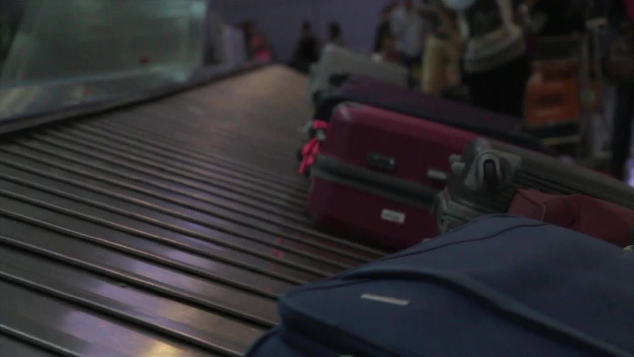 行李认领行李带机场