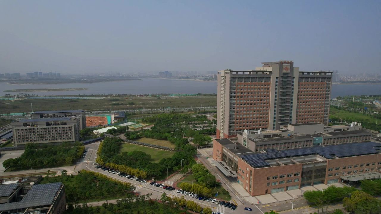 航拍厦门长庚医院景观 1