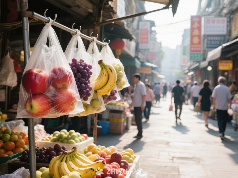 街头水果摊，行人穿梭 278
