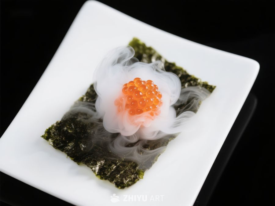烟雾缭绕的海苔鱼子酱 1310