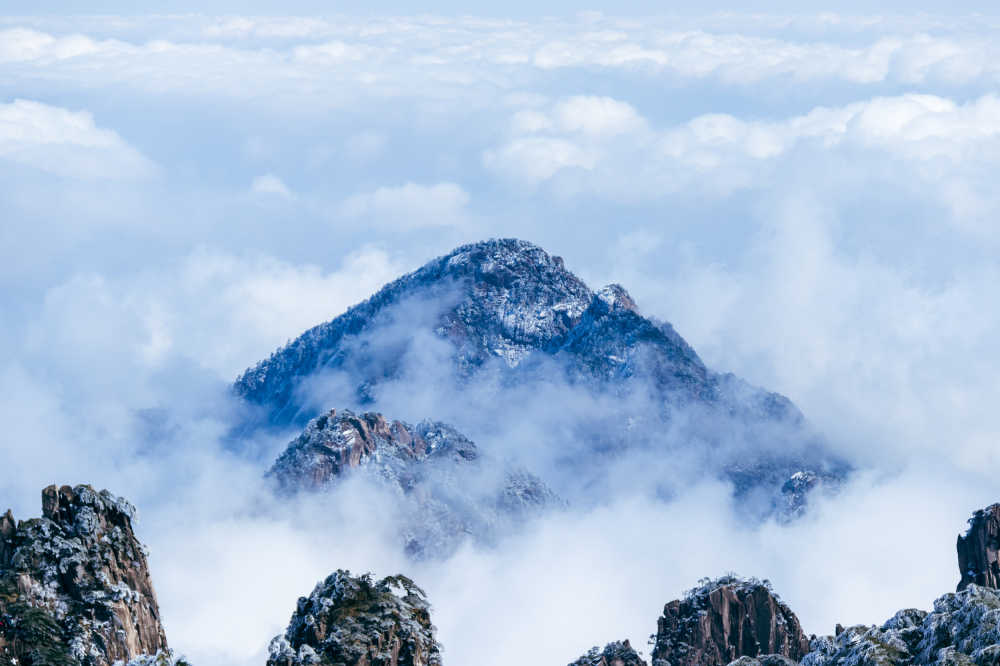 黄山雪景