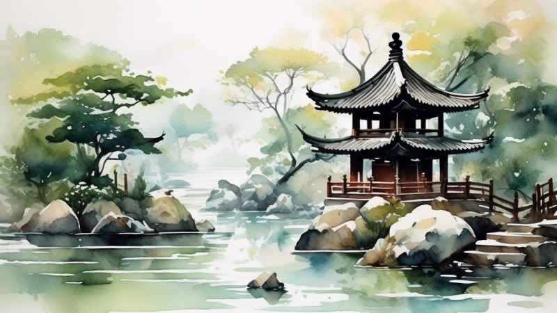 苏氏园林插画 15