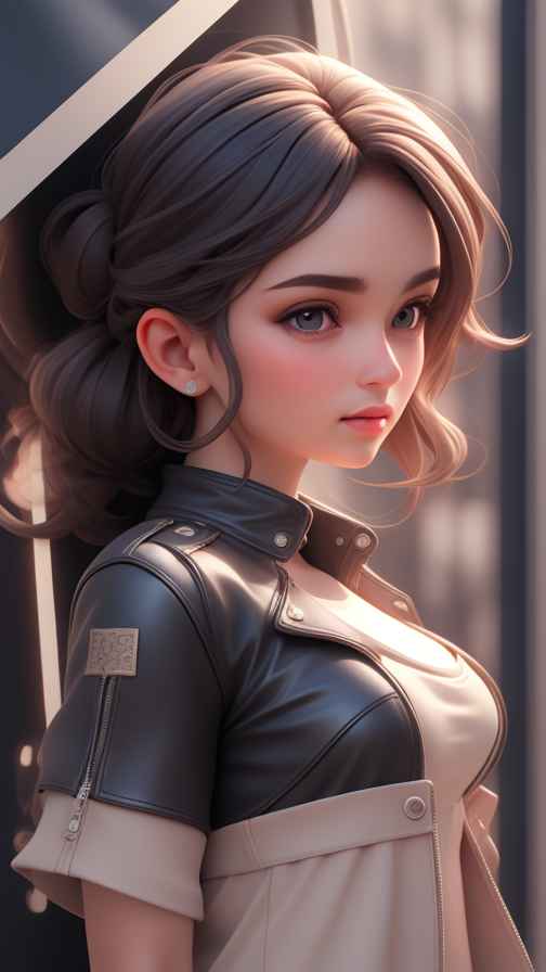 穿牛仔的女孩