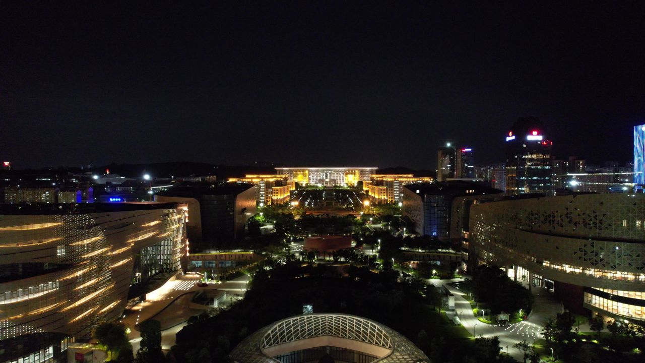 福建泉州城市风光地标建筑航拍