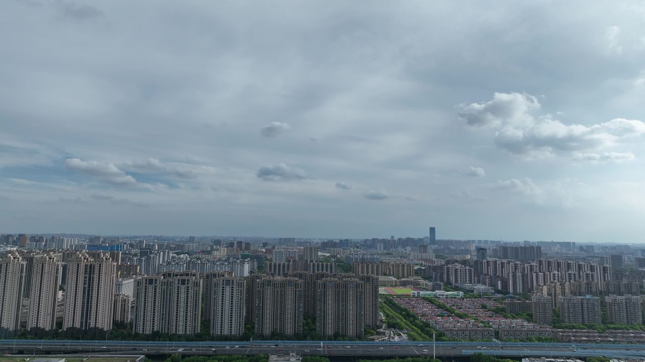 4K航拍江苏昆山城市大景风光 2
