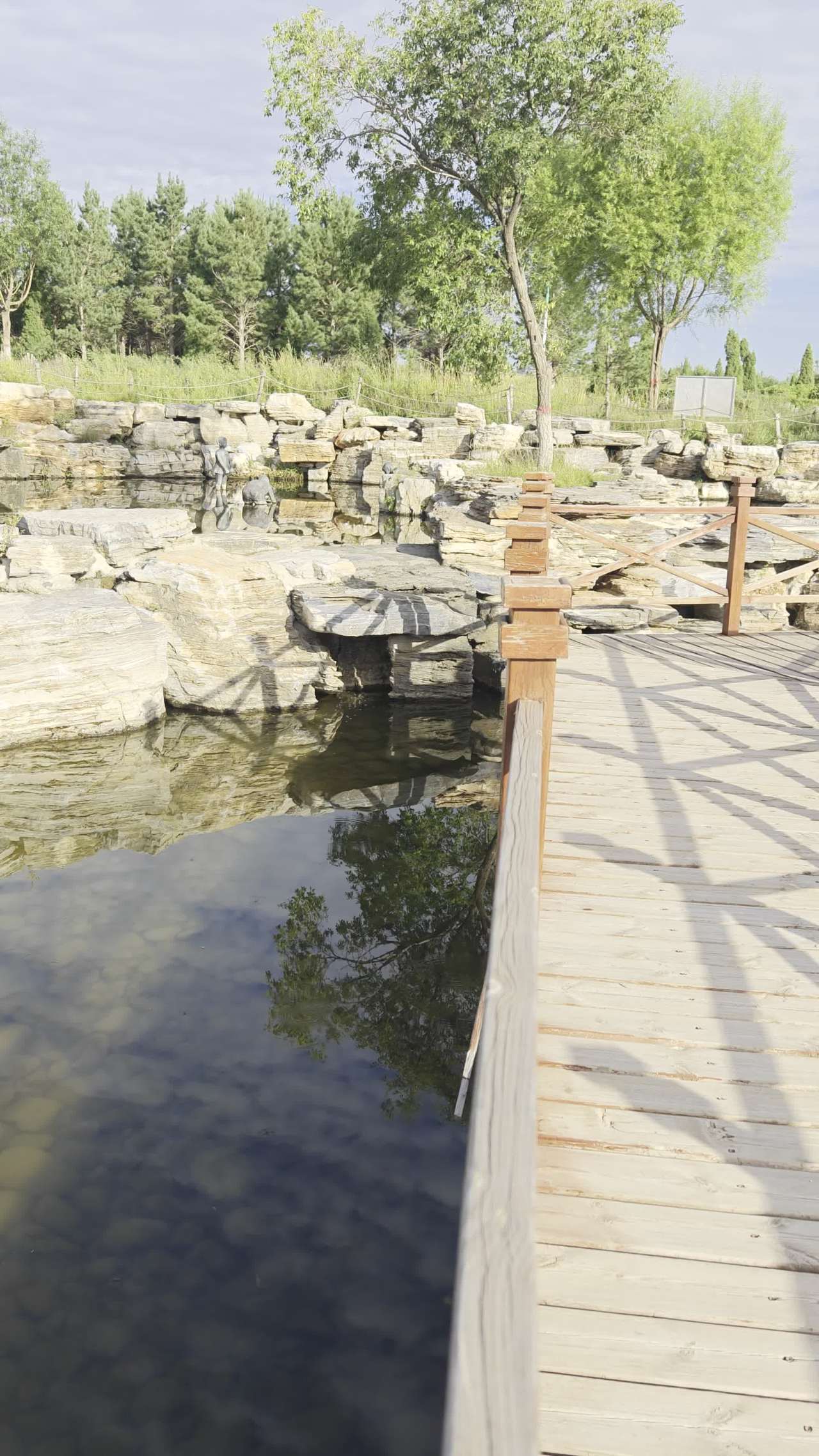 公园风景假山水景 2