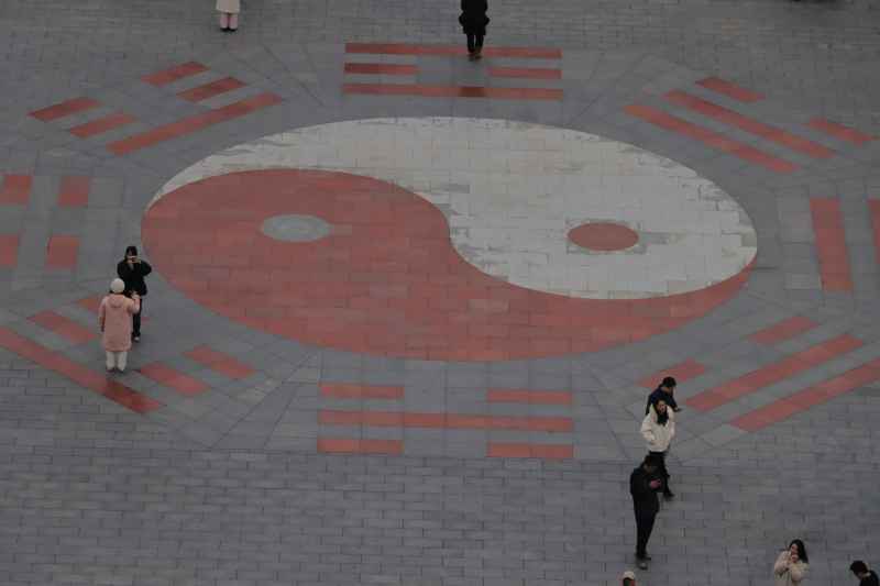 滕王阁道教元素太极广场