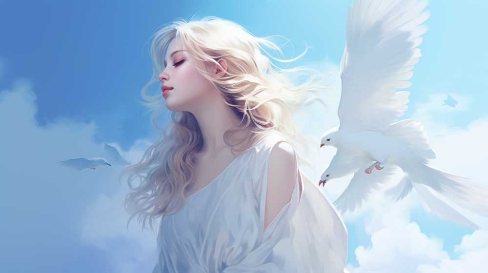 艺术浅白色唯美背景图99