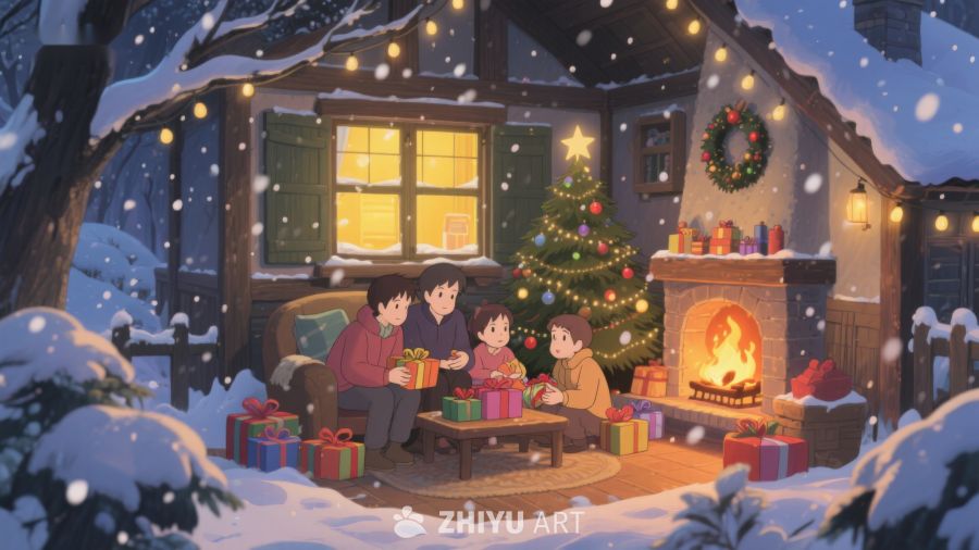 温馨圣诞夜，家人共聚享天伦 303