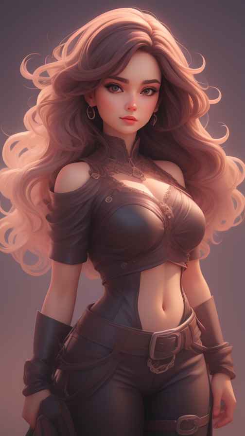 美少女皮衣系列