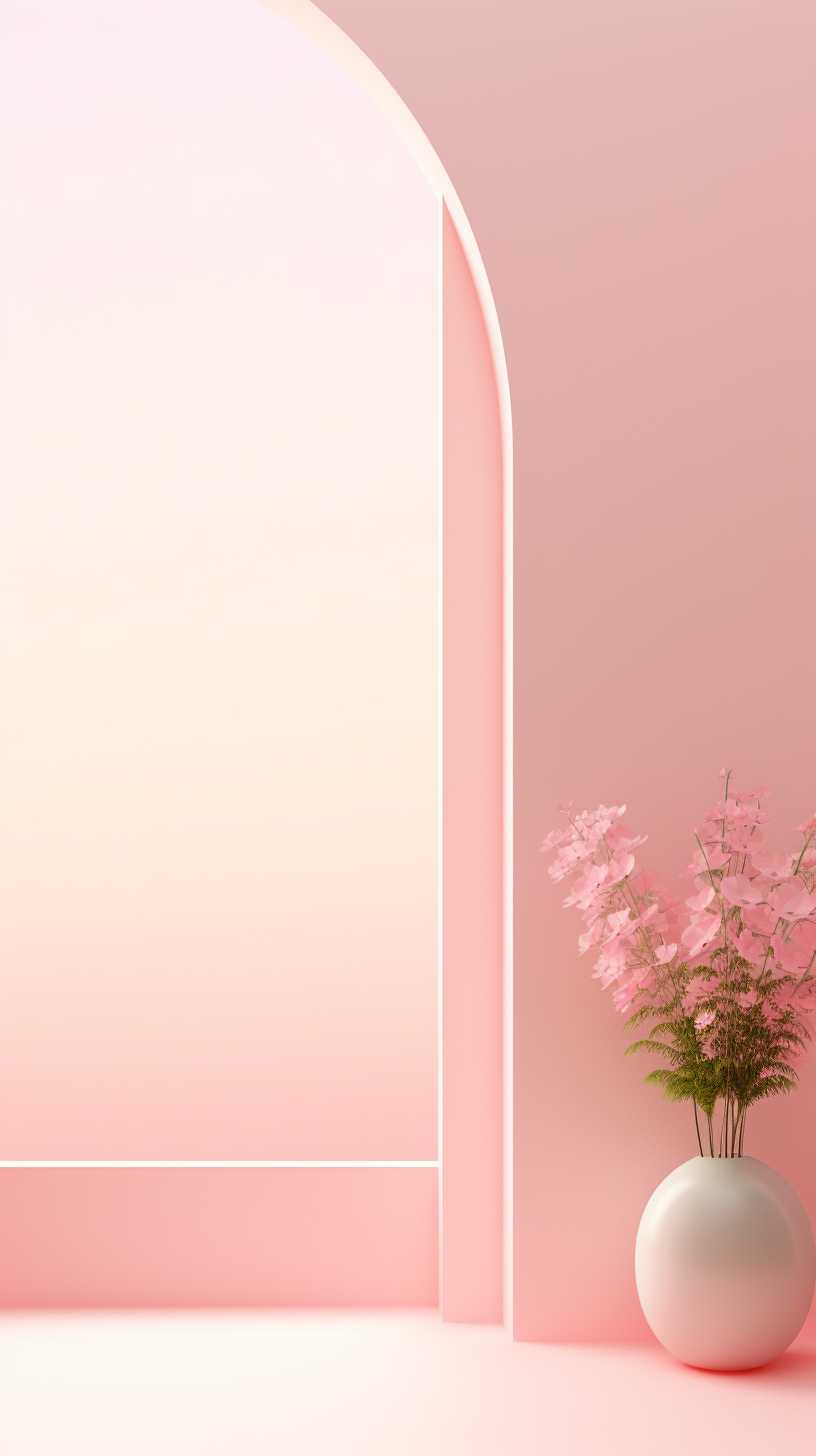 粉色艺术图