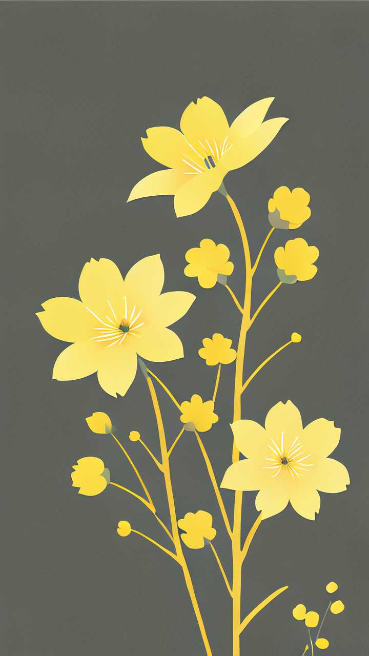 黄色小花花