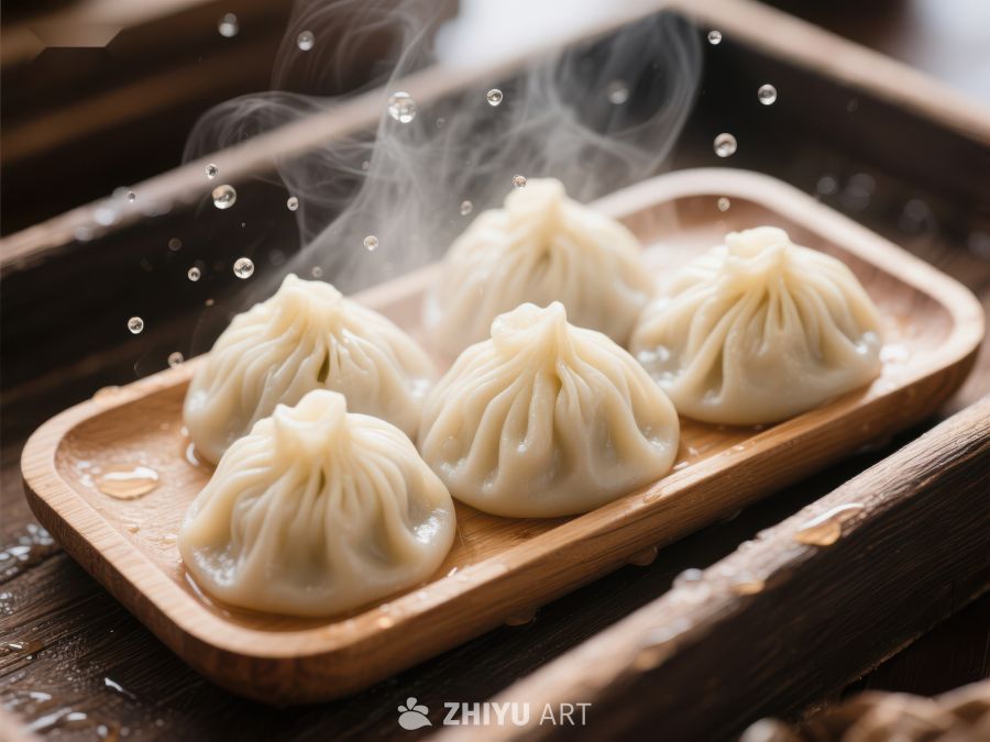热气腾腾的小笼包 928