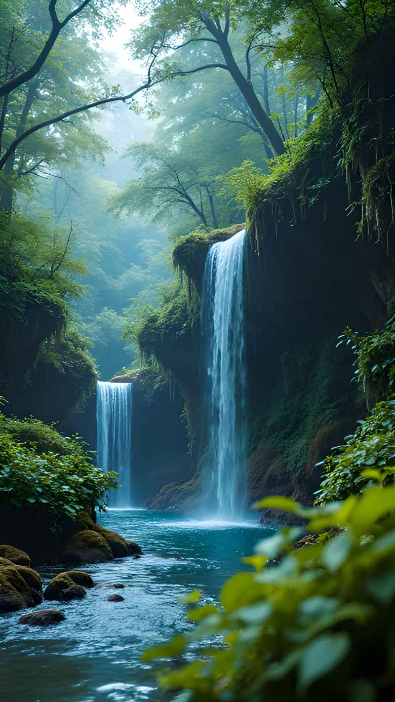 未来风格大自然森林超自然风景画质 3