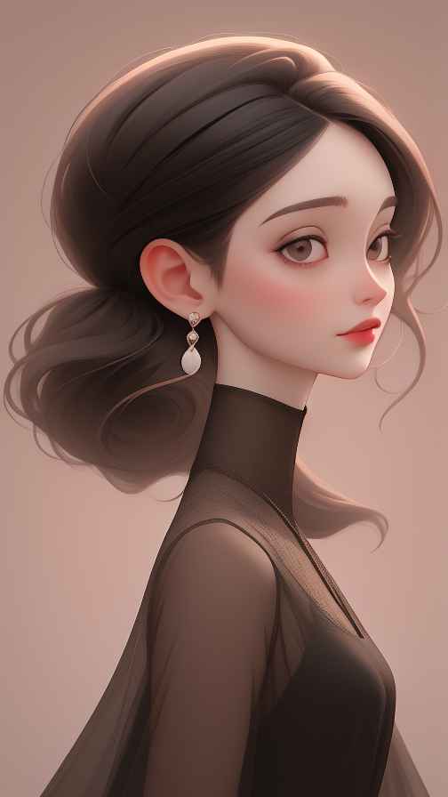 女神头像背景