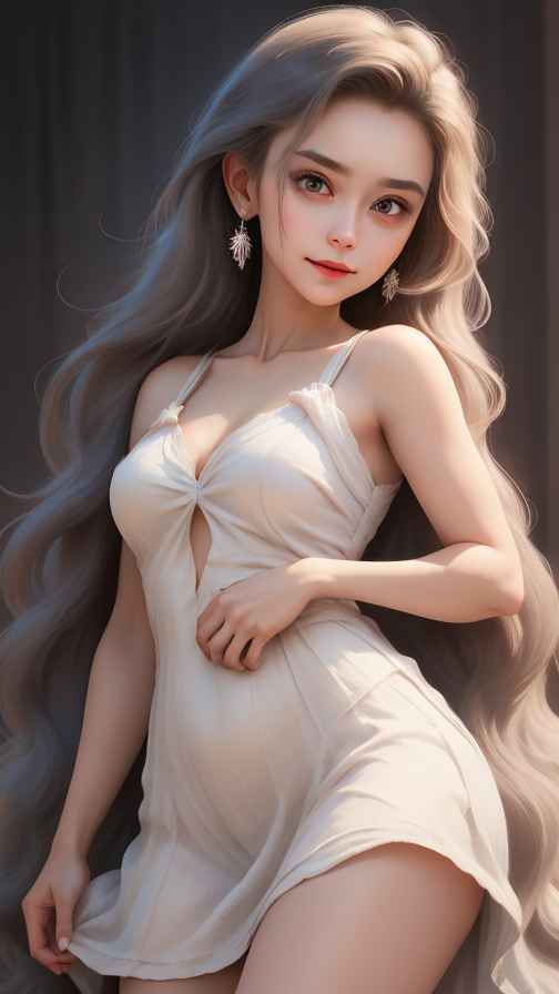 吊带美女
