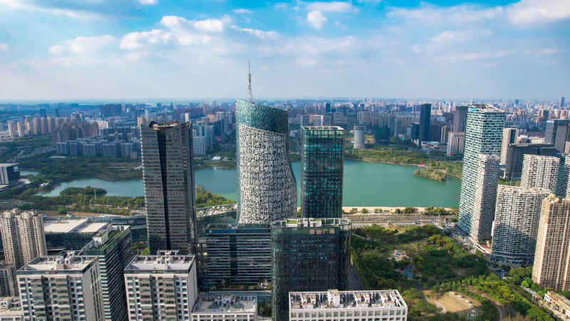 安徽合肥城市风光航拍图 12
