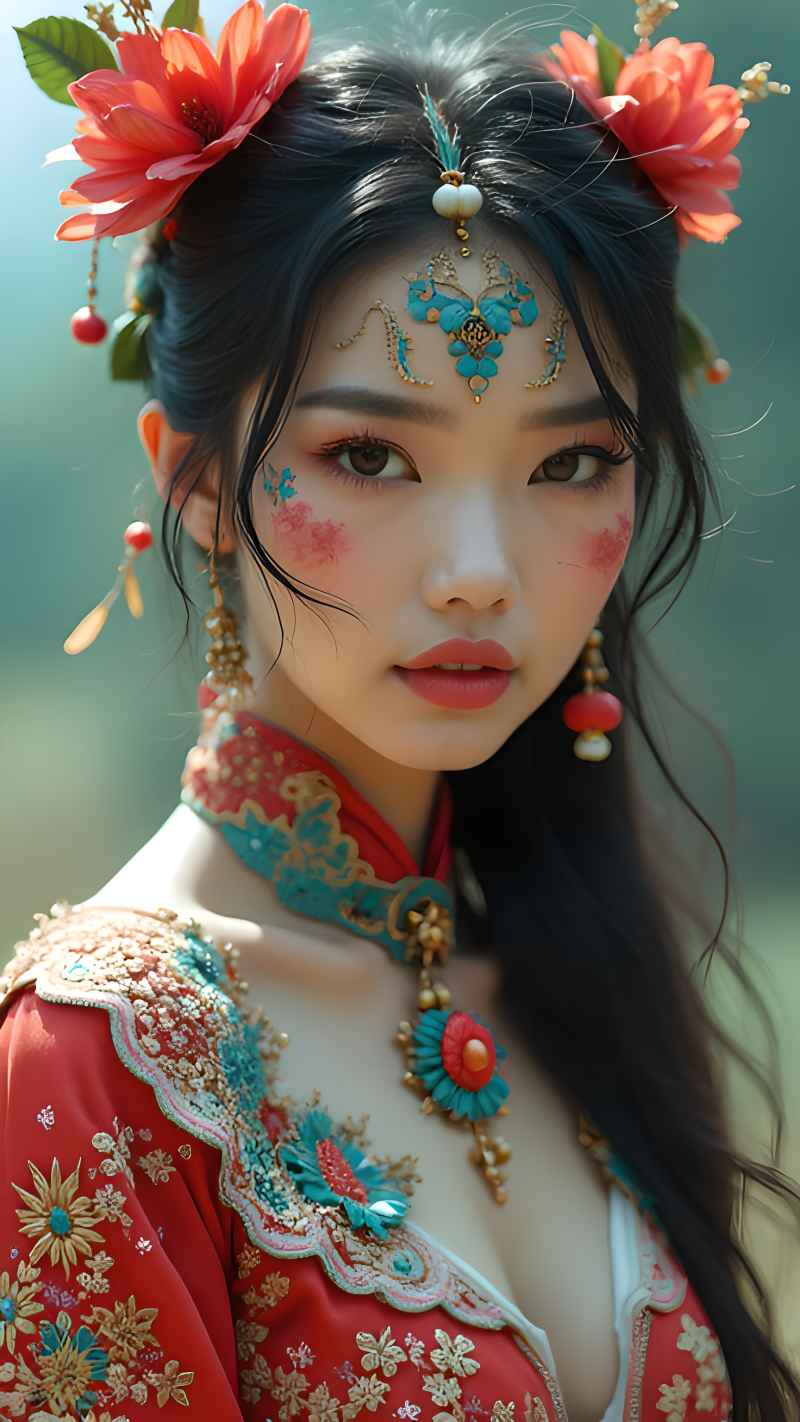 艺术美女新中式主体系列 12