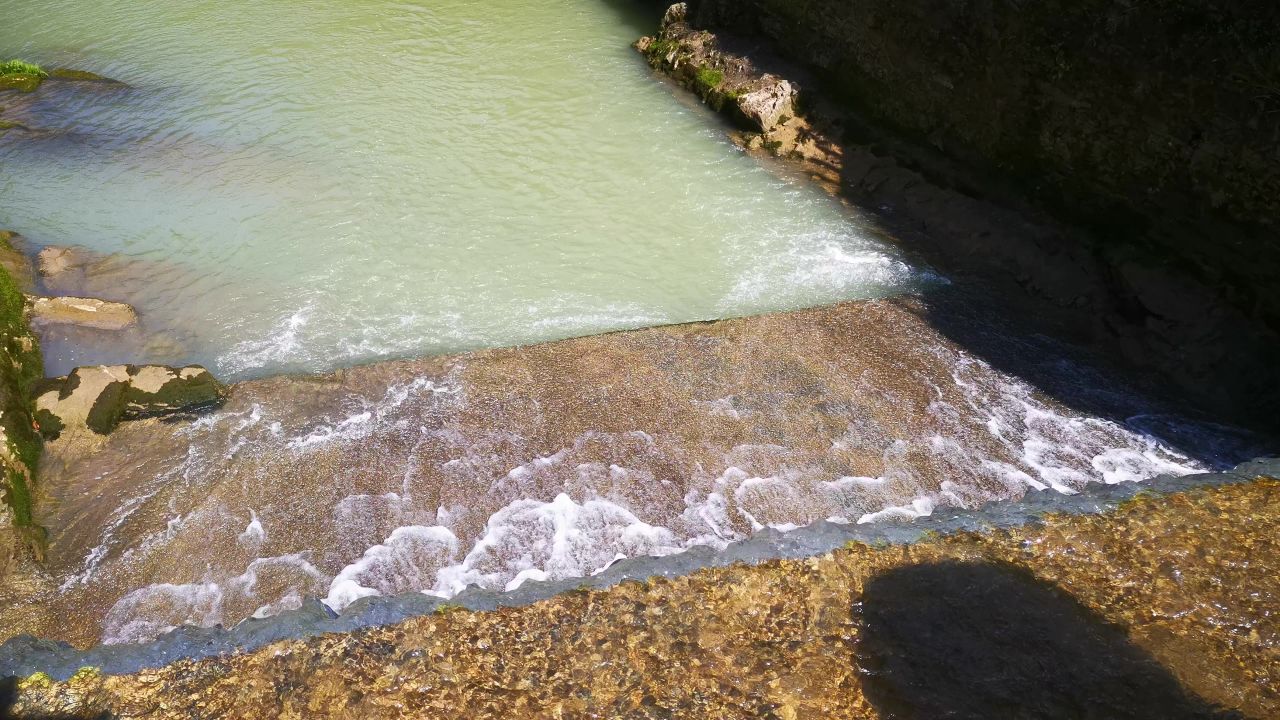 自然风光水流瀑布 