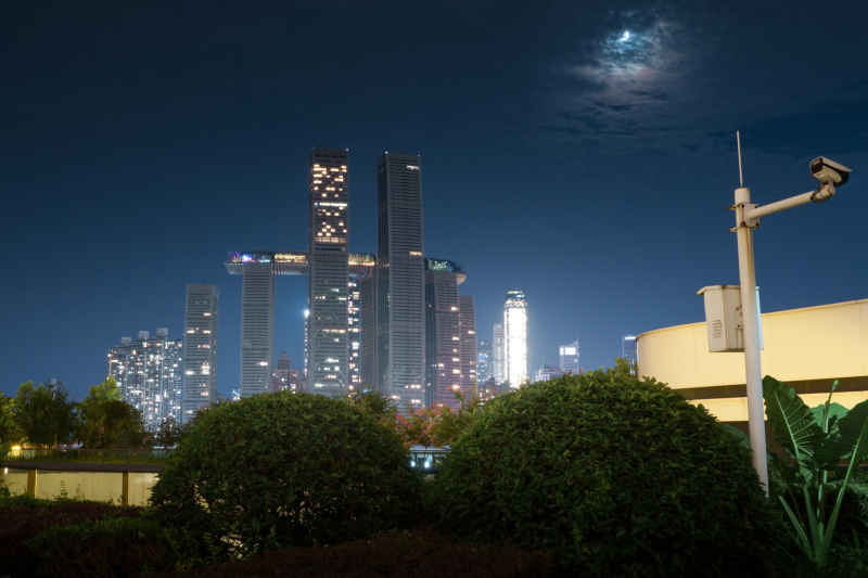 重庆来福士夜景