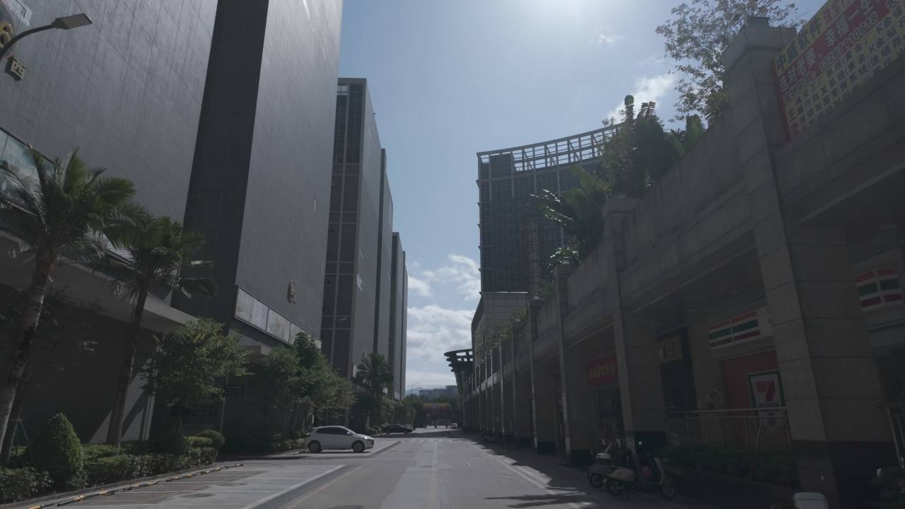 春节里的都市空镜头