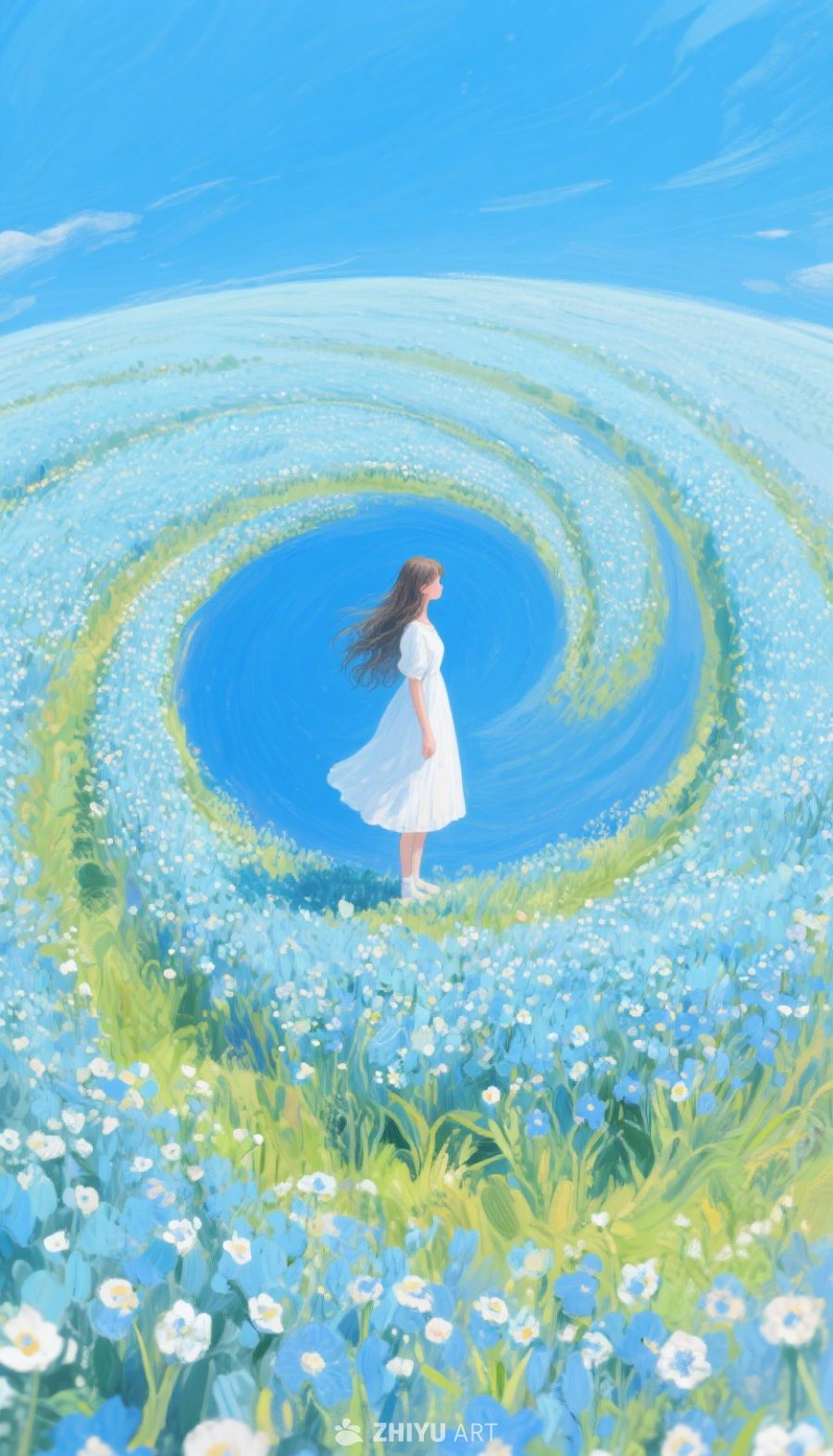 莫奈风格下的女孩 13