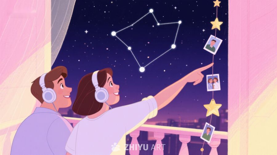 夜空下的星座探索 550
