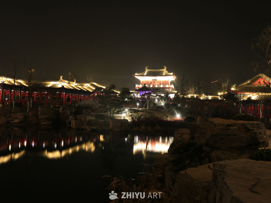 夜色中的古韵