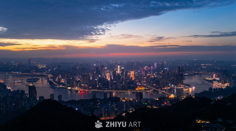 8D魔幻山城夜景