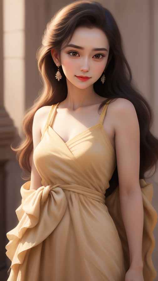 吊带美女