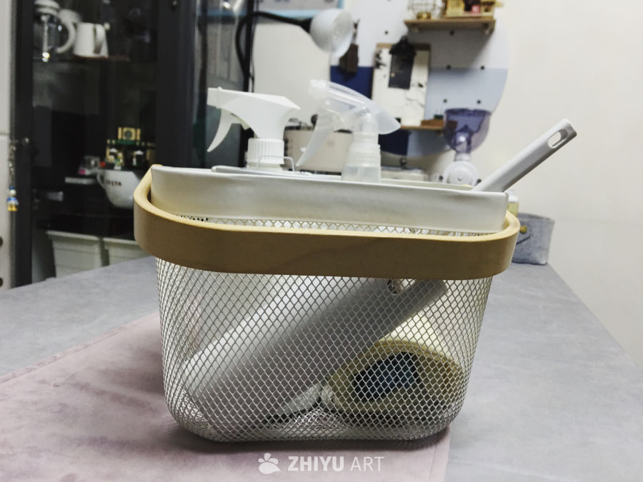清洁用品收纳篮