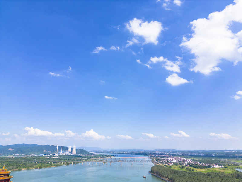 江西吉安神岗山航拍摄影图 