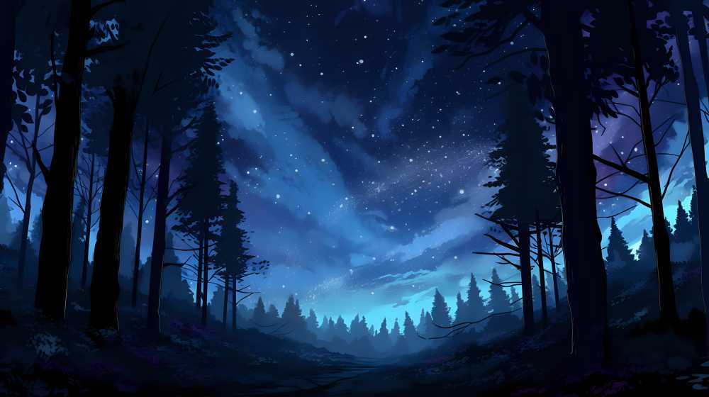 夜里的深林梦幻