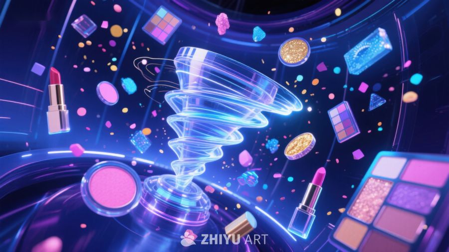 化妆品旋涡：未来主义美学 142