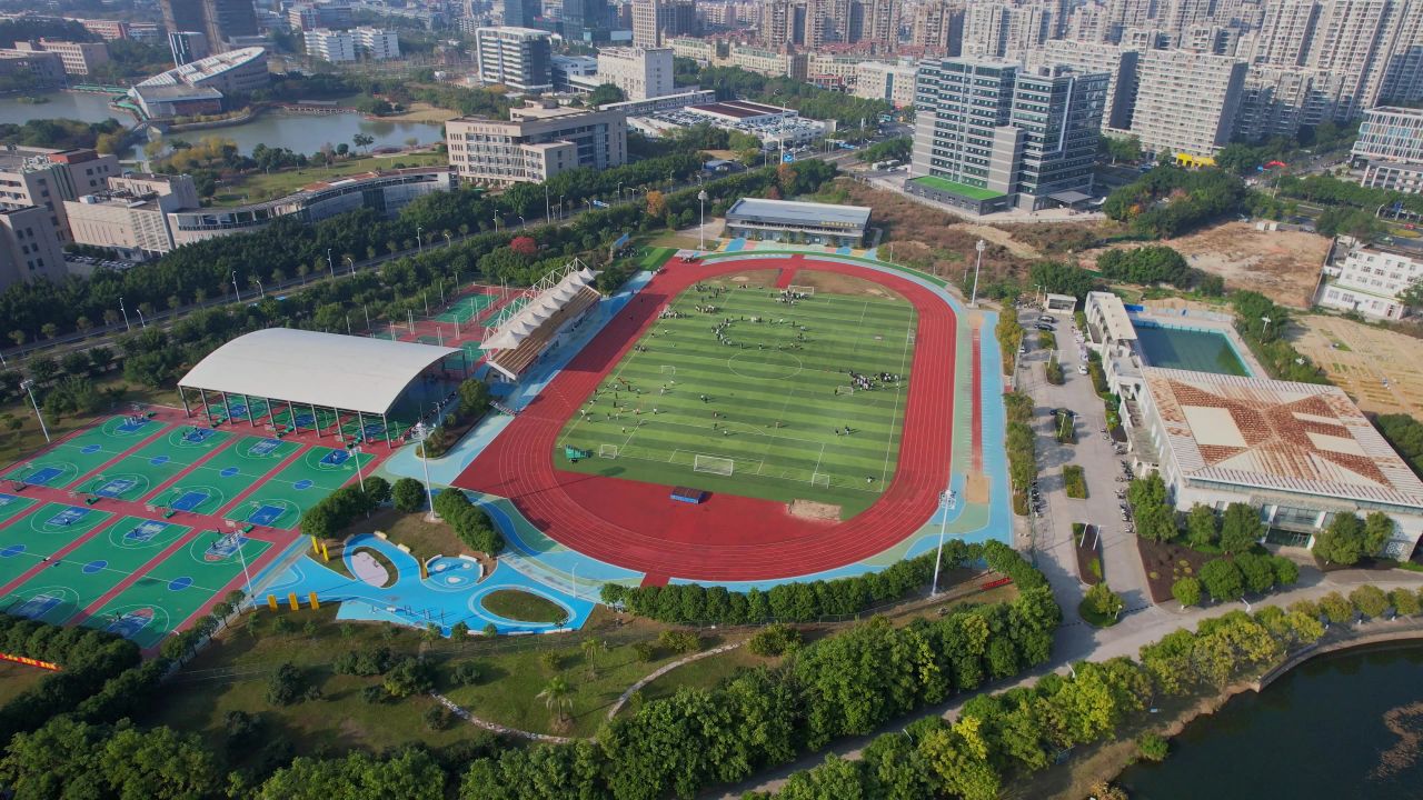 航拍福建江夏学院景观 6