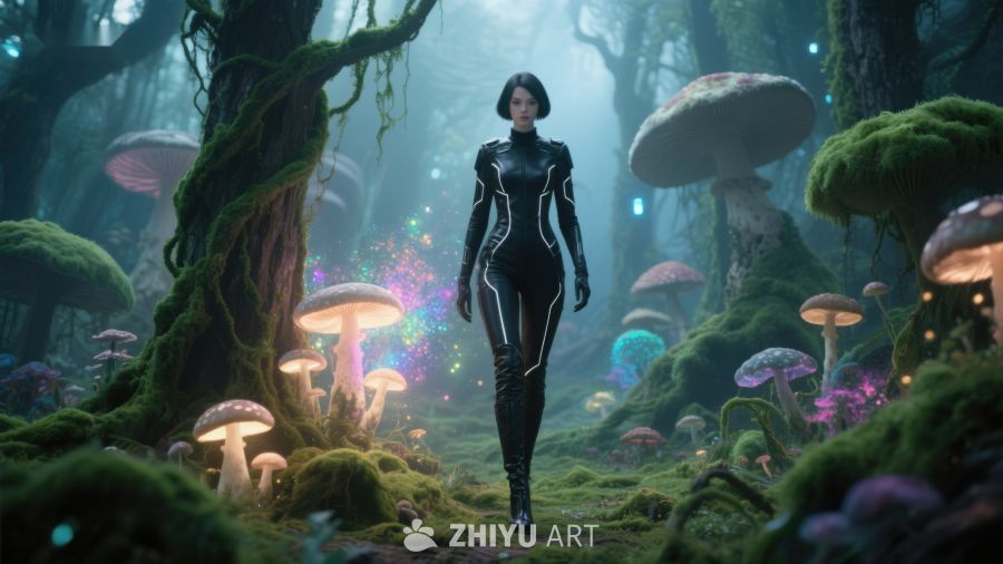 奇幻森林中的未来行者 454