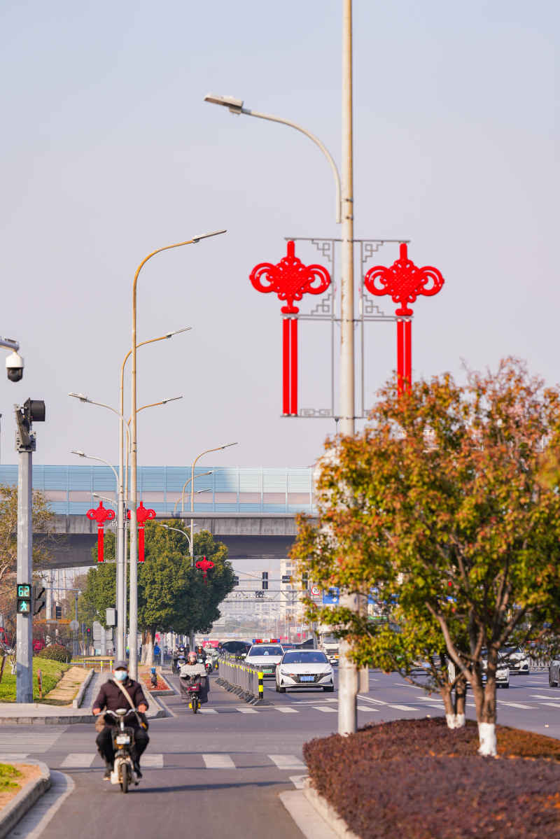 道路上的新春中国结 3