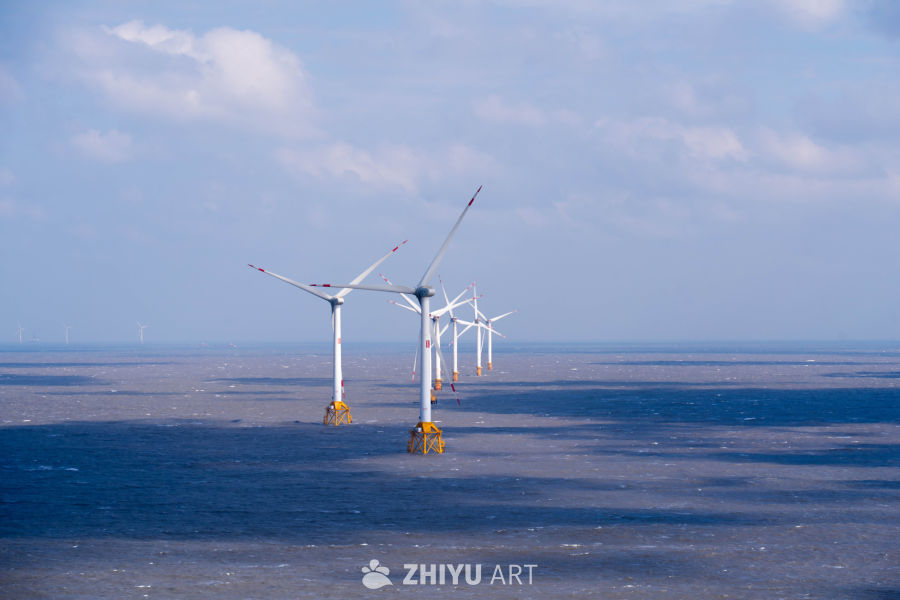 平潭北线的电力风车 1