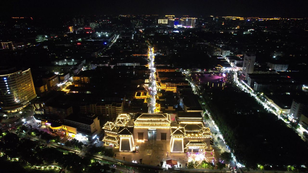 河南许昌城市夜景